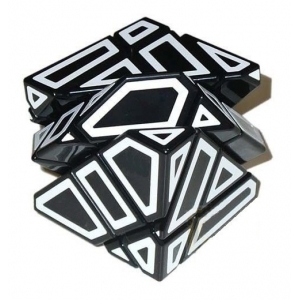 Cubo Rubik Ninja Ghost Black M + Base